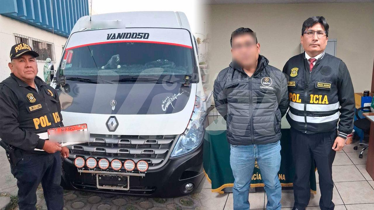 Detienen a conductor por portar placas presuntamente falsificadas en José Luis Bustamante y Rivero 